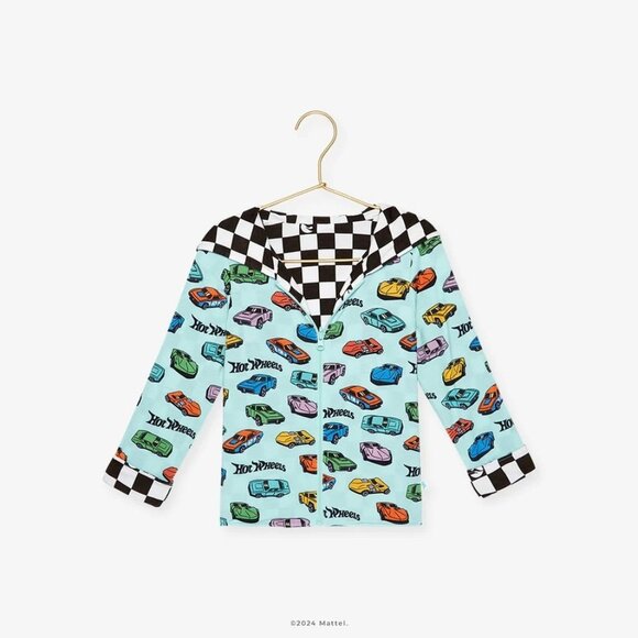 NWT Posh Peanut Boys Retro Hot Wheels Reversible Jacket Size 18-24 months - Picture 1 of 7